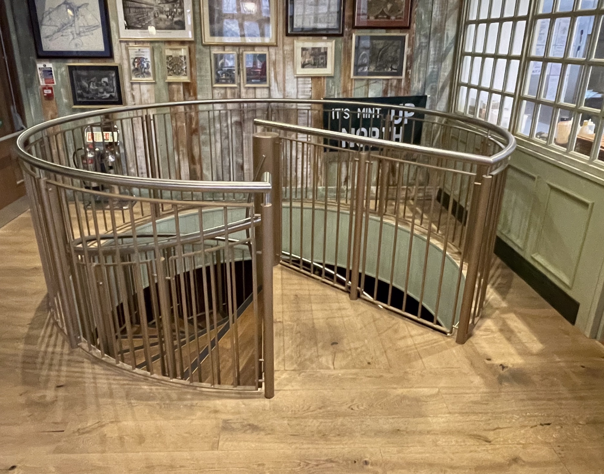 Fargate staircase.  by Dave Pickersgill